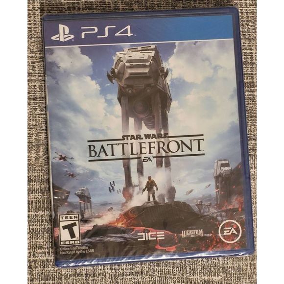 Star Wars: Battlefront (Sony PlayStation 4, 2015) Darth vader Luke Skywalker NWT - Picture 1 of 2
